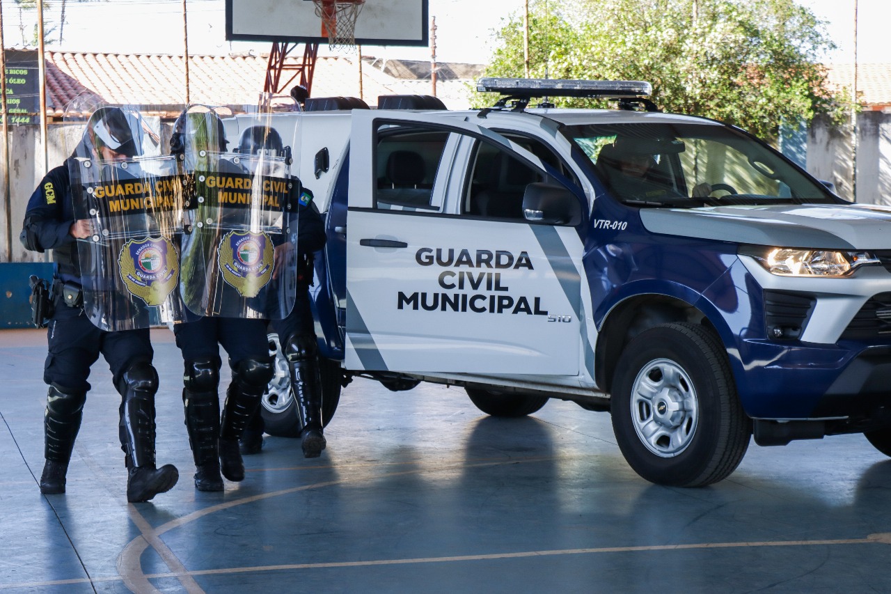 GCM de Senador Canedo recebe equipamentos de controle de distúrbios