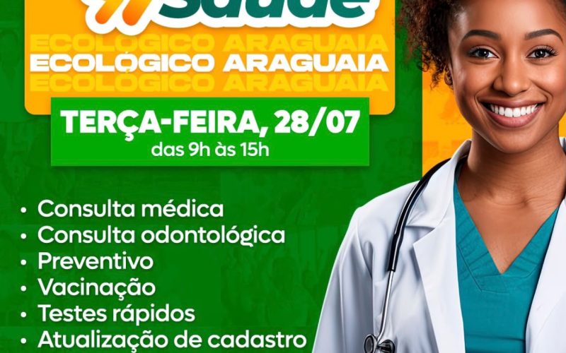 Programa Avança Saúde leva atendimentos gratuitos ao Residencial Ecológico Araguaia