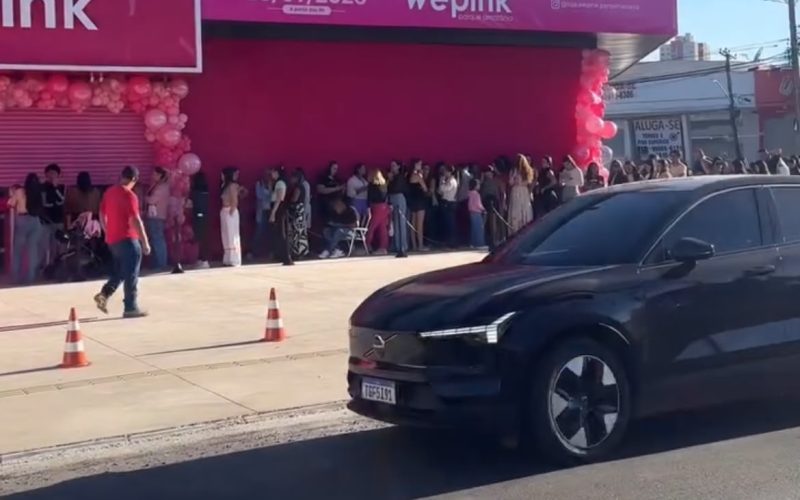 WePink inaugura primeira loja de rua em Goiás e atrai filas no Parque Amazônia
