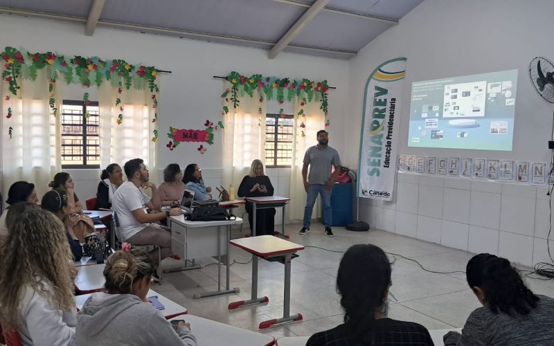 SENAPREV leva projeto de Educação Previdenciária Itinerante à EMEI Benjamin Santos