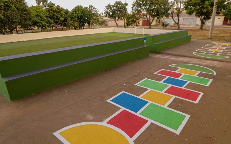 Praça do Jardim Canedo II é revitalizada e ganha novos espaços de lazer em Senador Canedo
