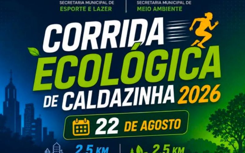 Corrida Ecológica de Caldazinha: prepare o tênis e venha participar dessa grande festa do esporte