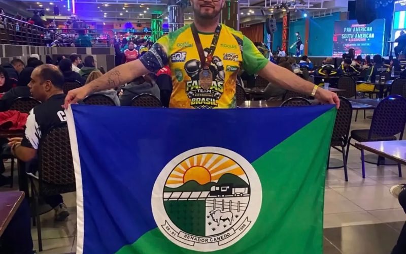 Atleta de Senador Canedo conquista bronze no Pan-Americano de Kickboxing no Chile