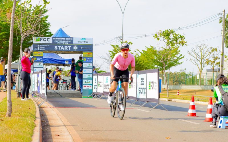 CICLISMO EM ALTA: Senador Canedo recebe etapa do Campeonato Goiano na Avenida dos Eucaliptos