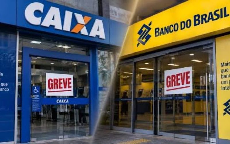 Caixa entra em greve nacional por tempo indeterminado; Banco do Brasil encerra paralisação