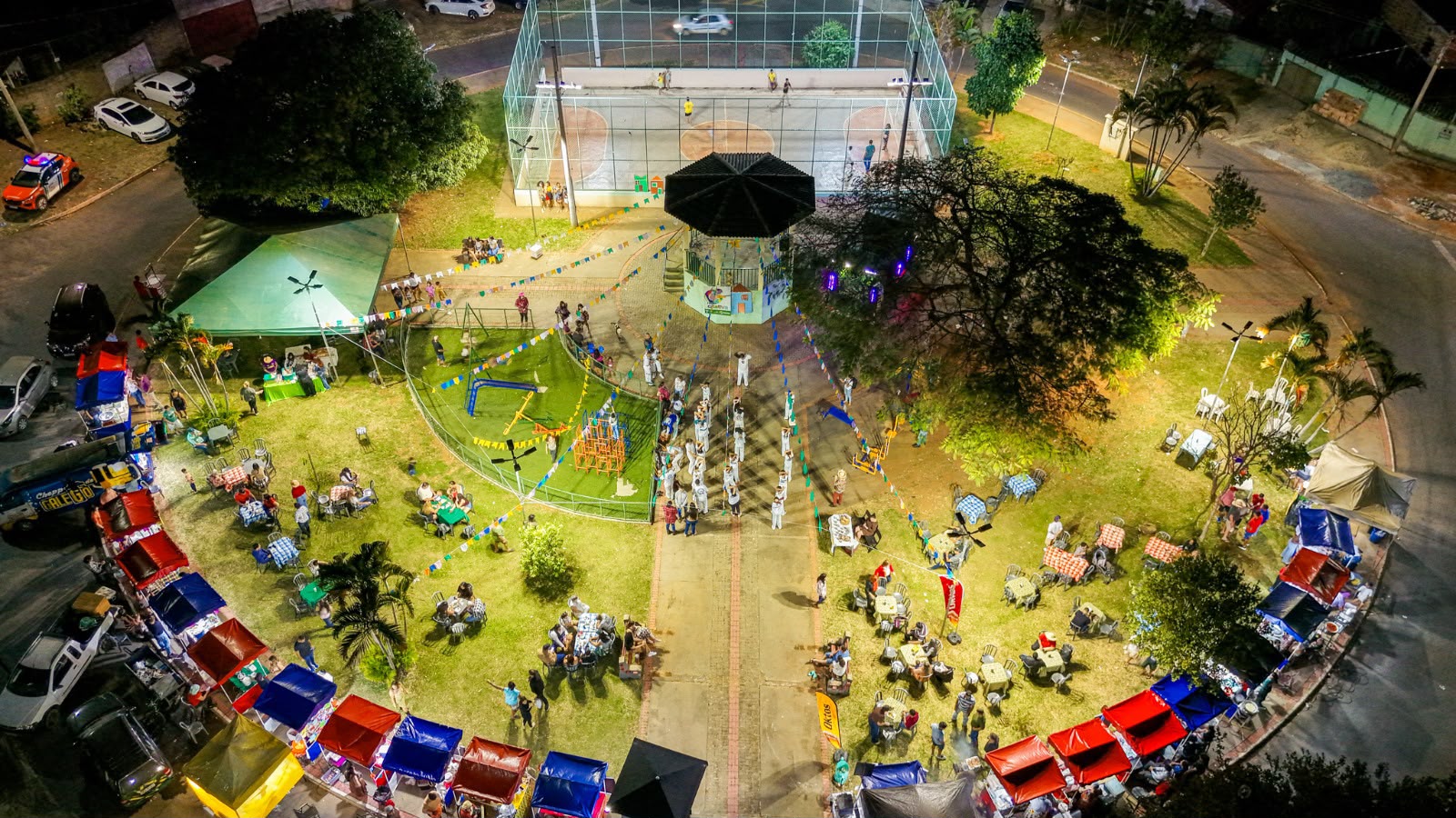Vila Matinha recebe Arraiá do Coreto, Evento reuniu famílias com música, comidas típicas e apresentações culturais