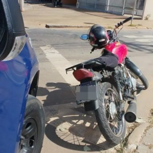 GCM recupera moto furtada e prende homem por receptação em Senador Canedo