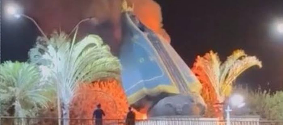 Imagem de Nossa Senhora Aparecida é destruída por incêndio em Nerópolis