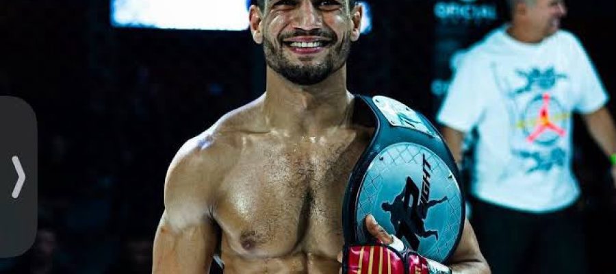 Diego Barbosa conquista cinturão no NPFIGHT e leva título para Senador Canedo