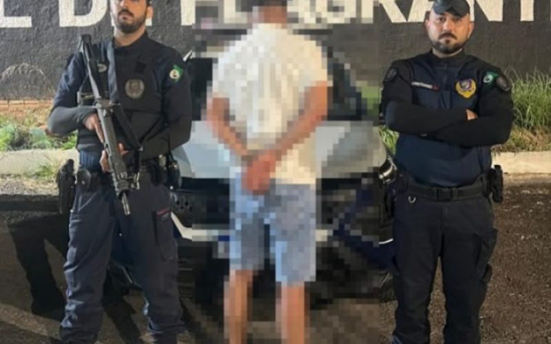 Homem é preso em flagrante por agredir companheira em Senador Canedo