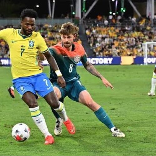 Brasil busca empate no fim e fica no 1 a 1 com a Austrália
